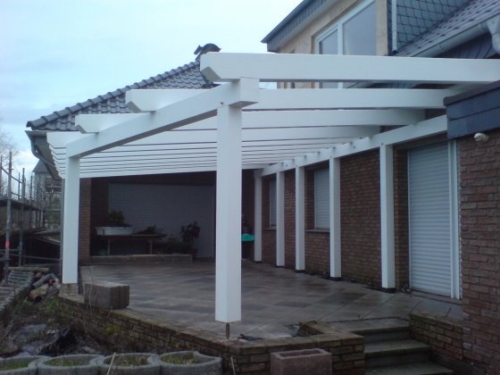 Holzbau, Terrassenüberdachung, Birkenfeld, Neunkirchen – Seelscheid 2008 Bild 1