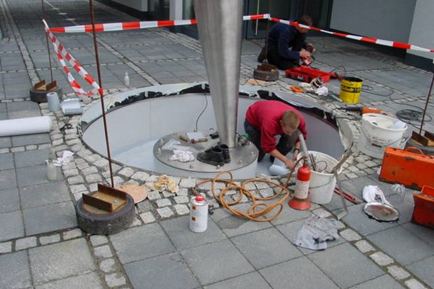Abdichtung von einem Wasserbrunnen in Hennef