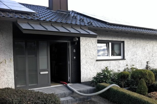 Einblasdämmung Dach Einfamilienhaus (2011)